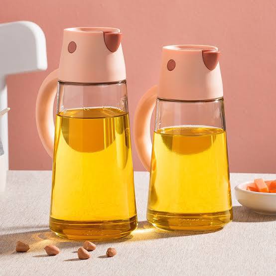 Botol Minyak Pinguin Dengan Kaca Tebal Dan Tutup Otomatis Oil Bottle BMT