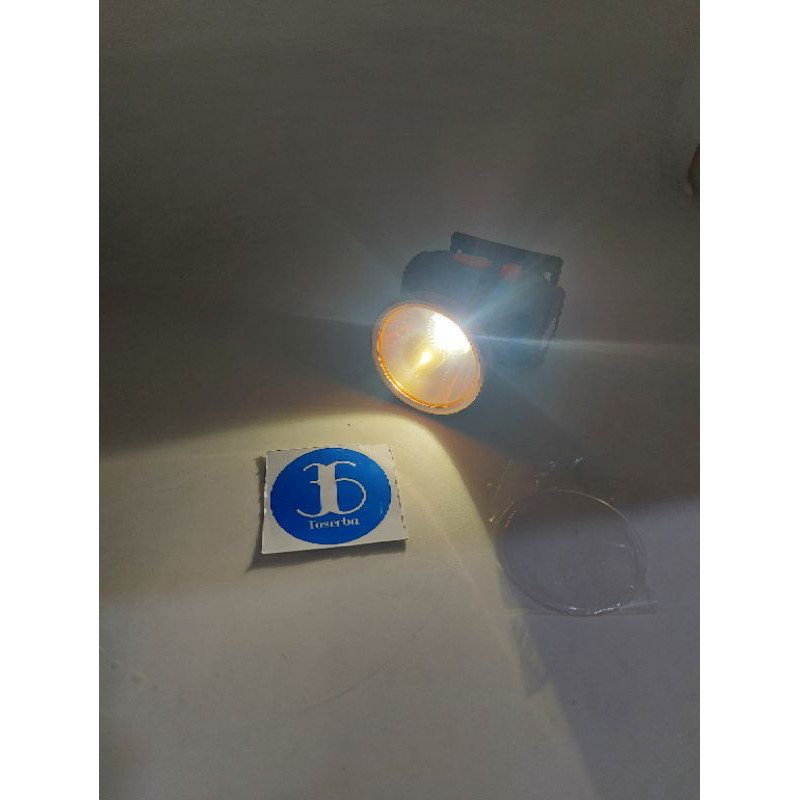 Senter Kepala Led Luby L-2875 Cahaya Kuning Putih - Senter Kepala Led