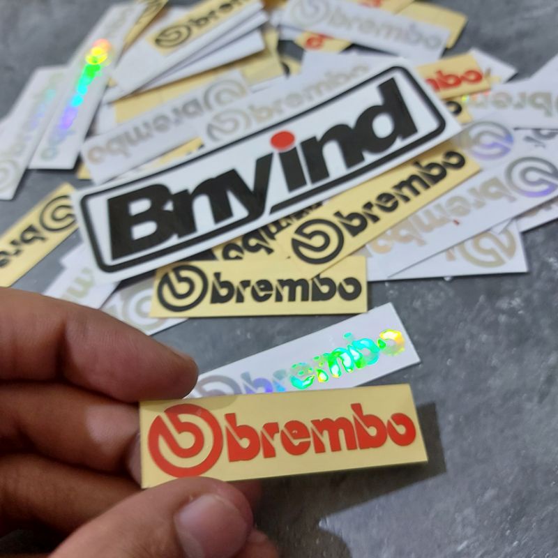 STICKER BREMBO 5,1 CM DAN 8,7 CM CUTTING