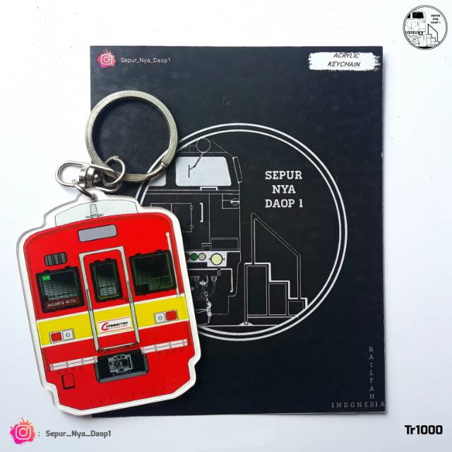 Gantungan Kunci KRL TR1080