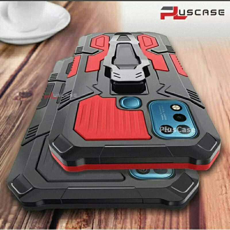 Cesing OPPO A54 Robot Stending Cover silikon Case Robot Tahan Banting