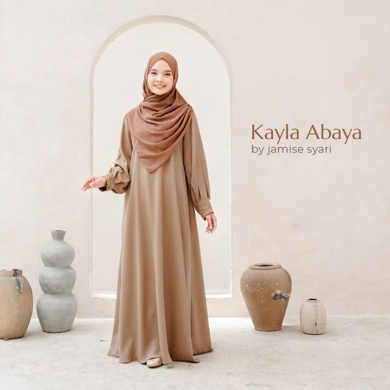 Kayla Abaya - Jamise Syari | Faezia Official Shop | Dress Abaya Only