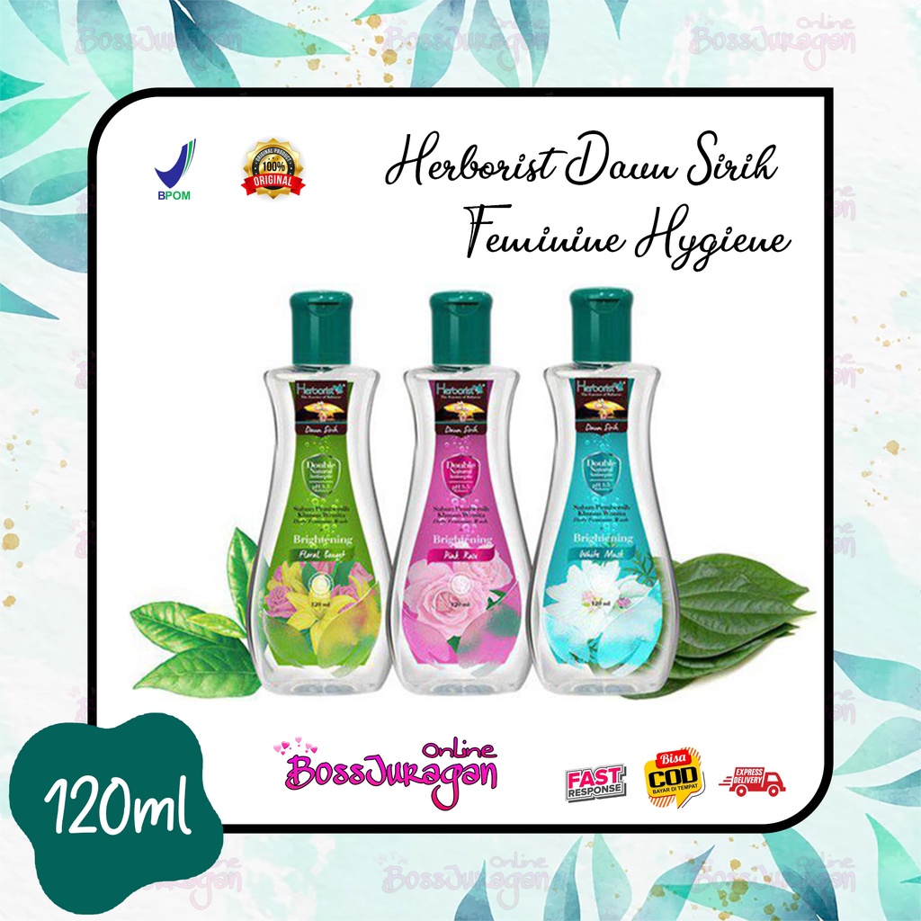 Jual (BOSS) [BPOM] HERBORIST Daun Sirih Feminine Hygiene 120ml / 200ml