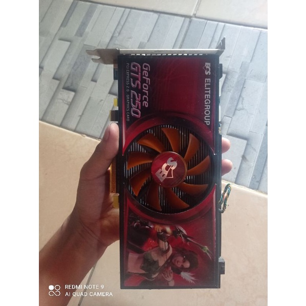 Vga Nvidia Geforce gts 250 Pci express 512 MB 256 Bit DDr3 Second