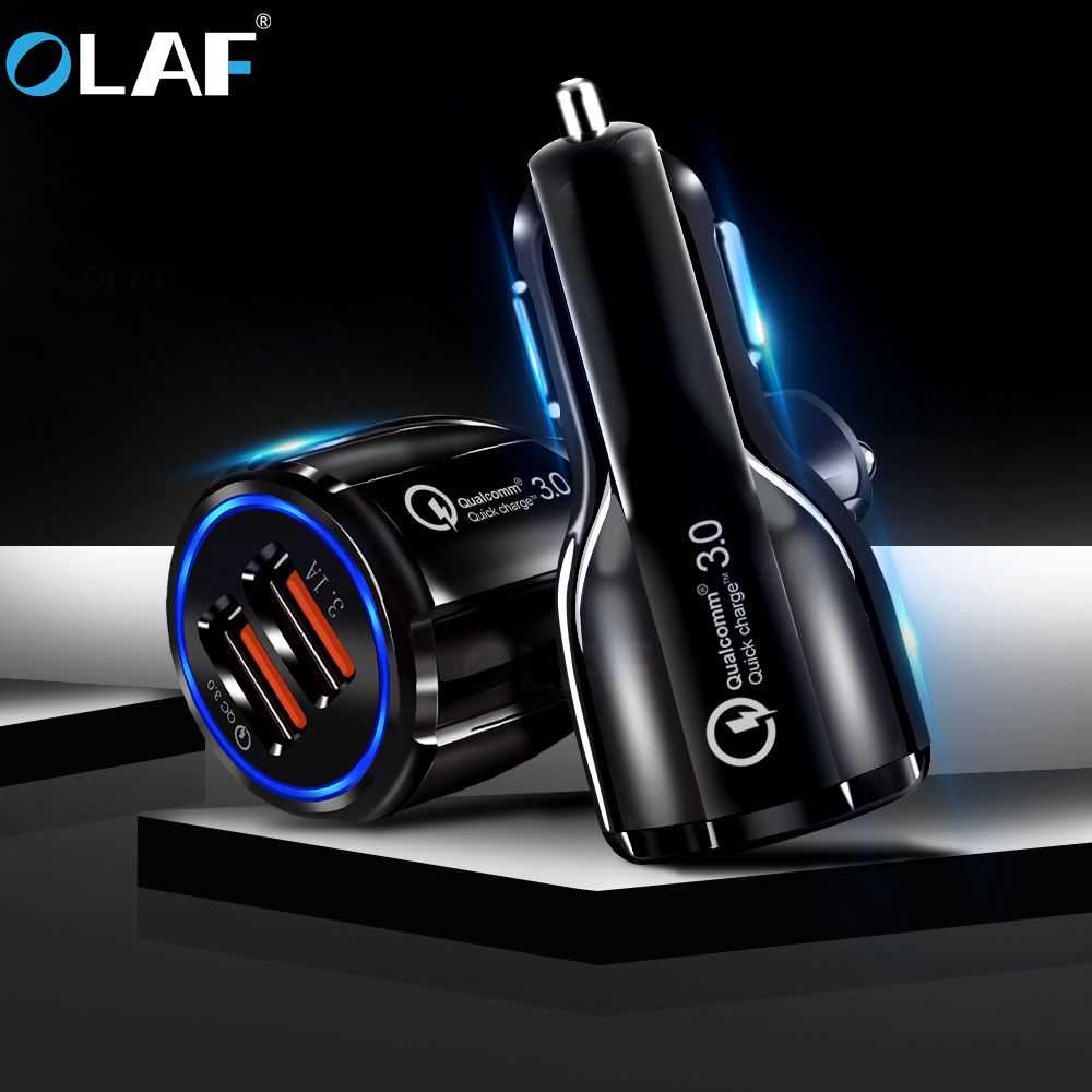 Colokan Kepala Car Charger Cas Casan Carger Adaptor Adapter Hp Mobil Fast Charging USB 3.1A QC3.0