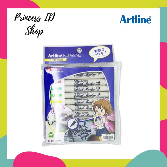 

SPIDOL WARNA BRUSH MARKER ARTLINE SUPREME EPF-F/12W