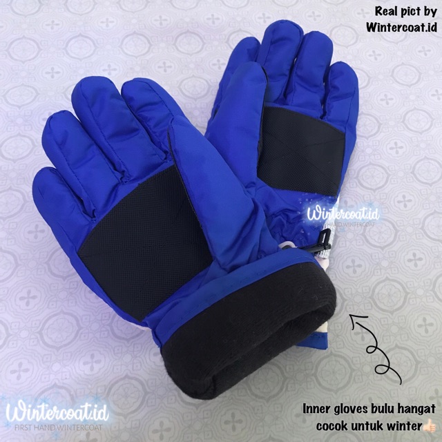 Sarung tangan waterproof anak musim dingin anti air winter gloves kids children for ski snow gloves