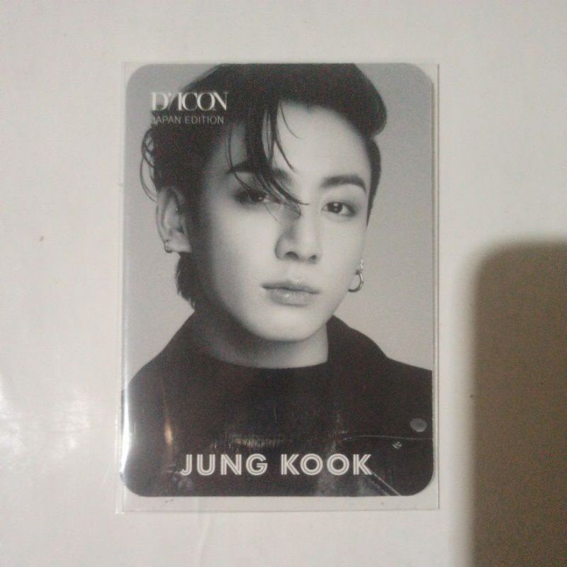 Ready Stock Photocard PC Doube Side Jungkook BTS Life Goes On Dicon Japan Edition Official Sharing