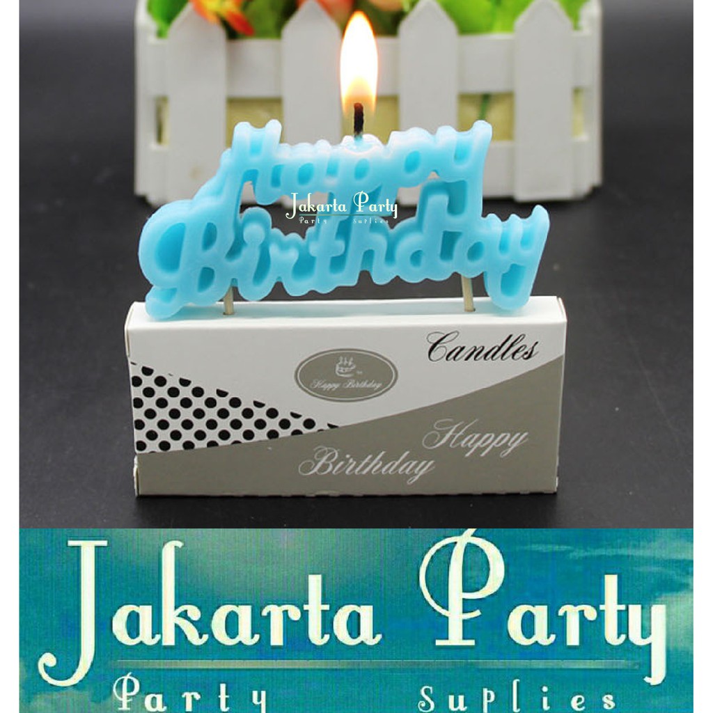 Lilin HBD Sambung Warna Merah / Lilin Ultah / Lilin HBD