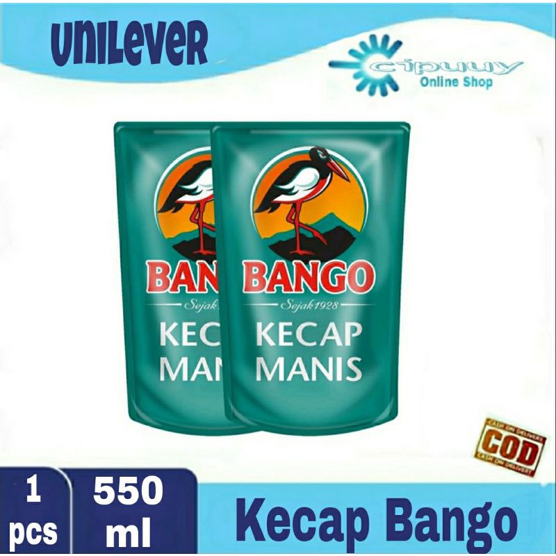 

Kecap Manis Bango Refill 550 ml