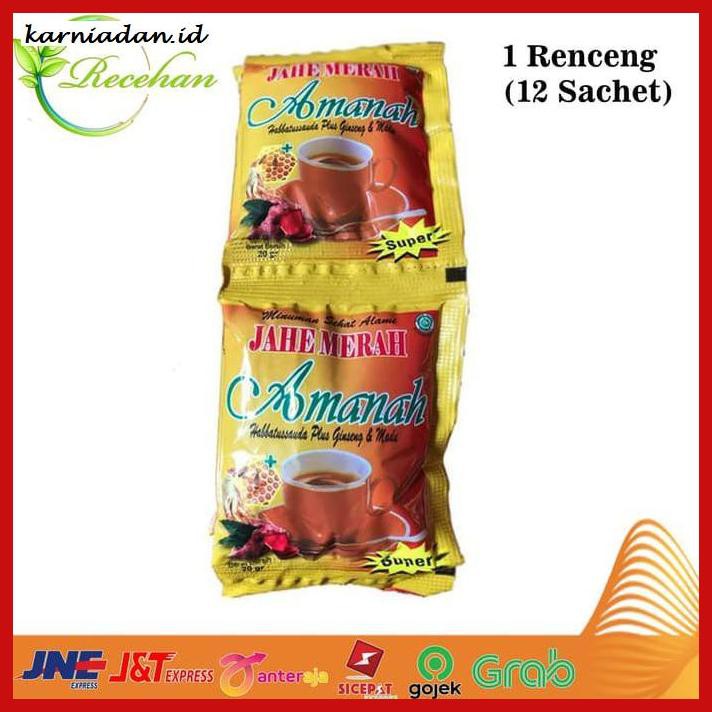

lanoisidartdrink- jahe merah amanah / super / bubuk / instant -asliii-bngittt.