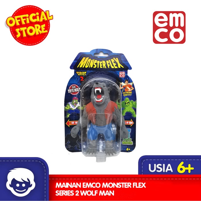 (AF) Mainan EMCO Monster Flex Series 2 Wolf Man Kode-AF07