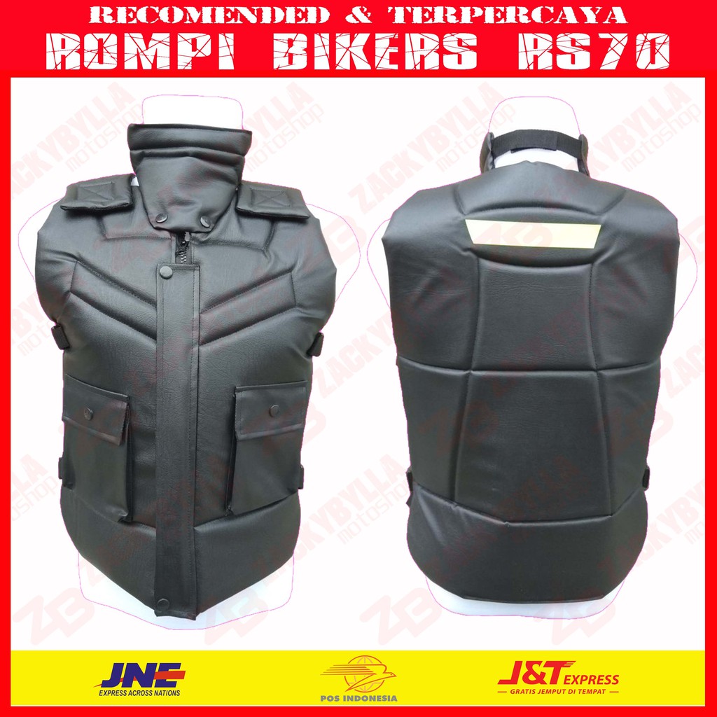 Rompi Motor Sakatsu RS70 | Vest | Tutup Dada | Body Protector Bikers Fungsional