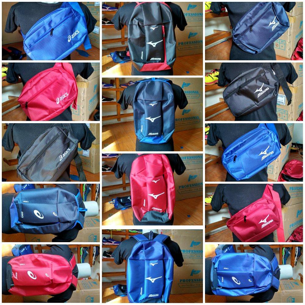 Tas sepatu ransel mizuno collection
