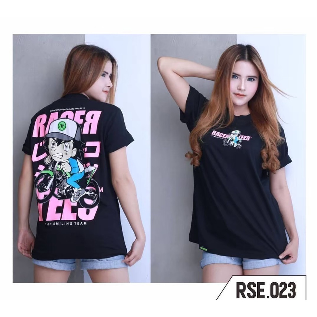 THE SMILLING TEAM RACER TEES / BAJU RACER TEES / BAJU KAOS DISTRO / BAJU KAOS PRIA WANITA