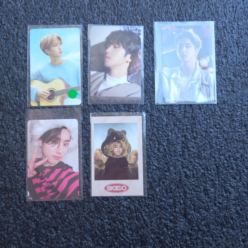Han Jisung Stray Kids Photocard (nacific R1, sg22, aladdin, mask off, pola skzoo)