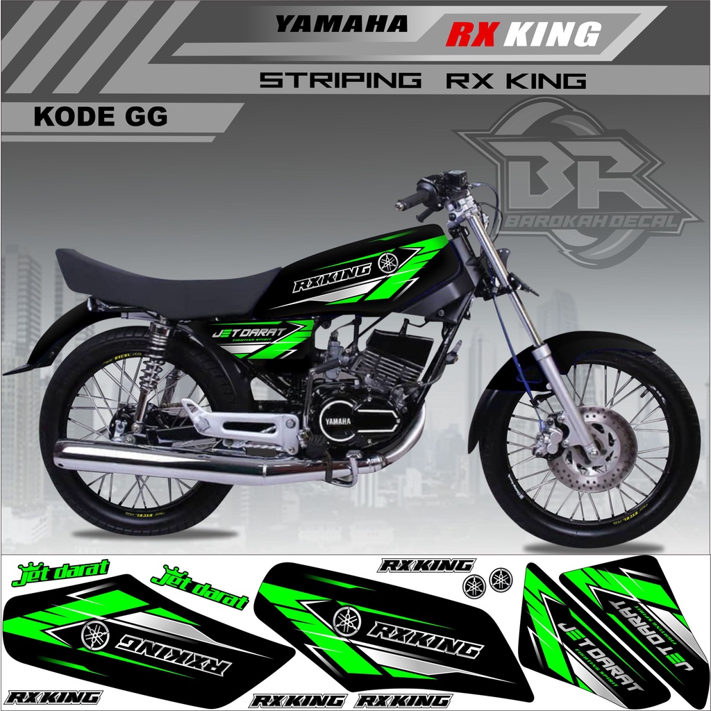 Sticker Rx King Variasi Stiker Lis Striping Rx King Kode GG