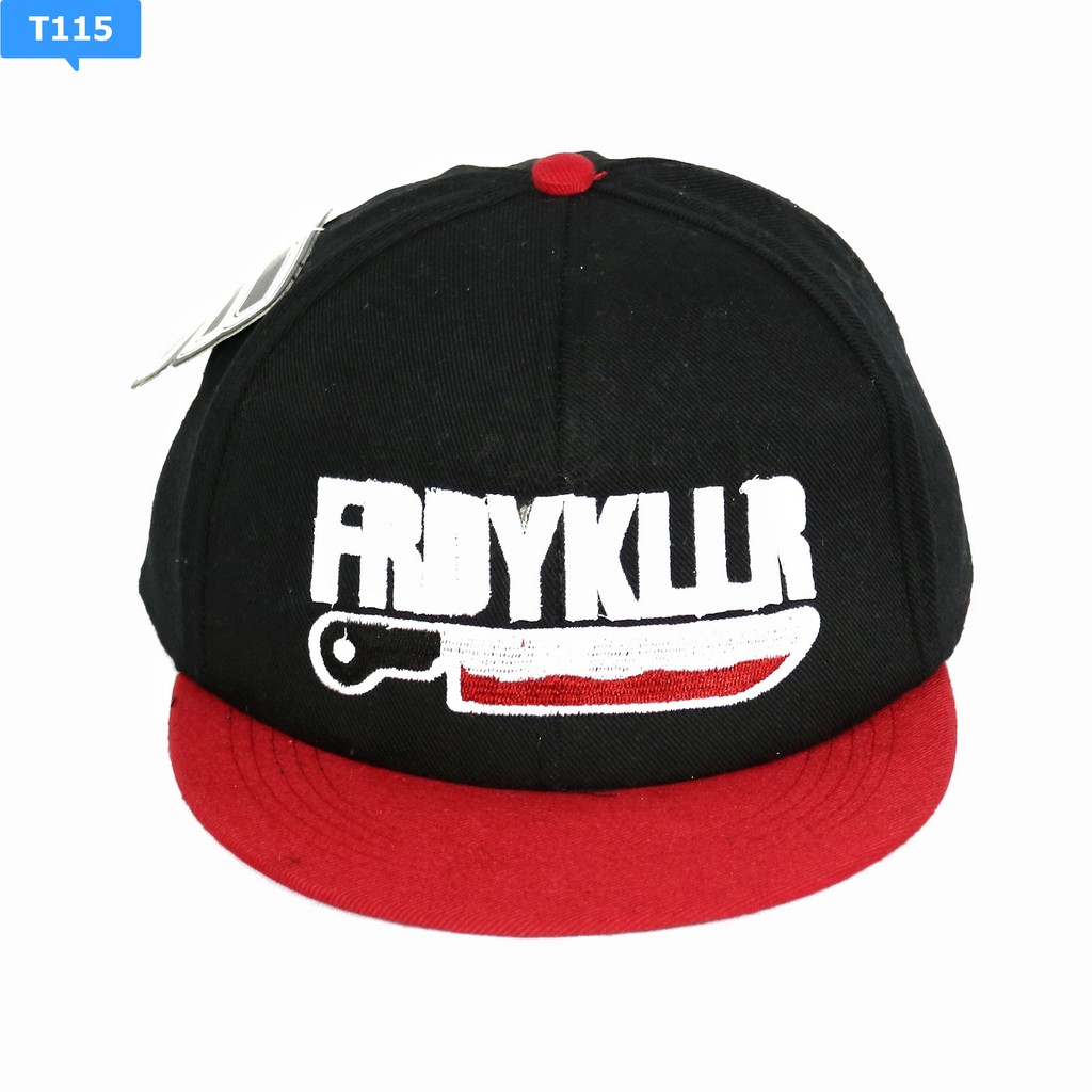 Topi Distro Snapback Local TERBARU DISTRO Bandung Hitam TOPI BM FRIDAY KILLER T115