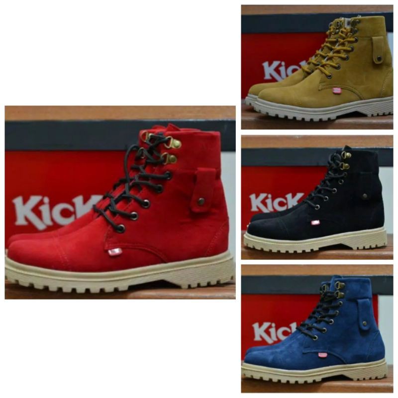 FEMME HARAJUKU |WOLF x KICKERS| Sepatu Boots Wanita Tracking Boot Sepatu Gunung Sepatu Wanita