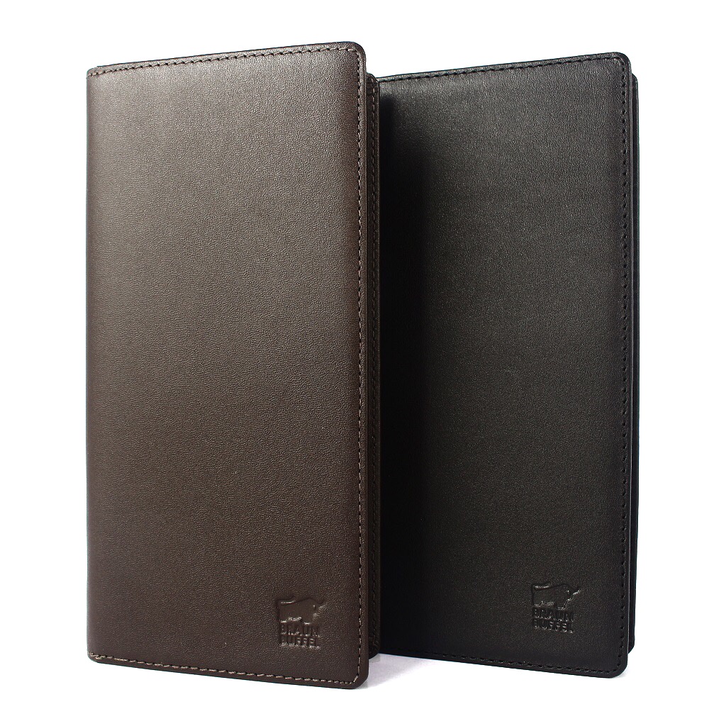 TOKOKOE - Dompet Pria model Panjang bahan Kulit Premium Dompet Lipat - BB 589 Brown