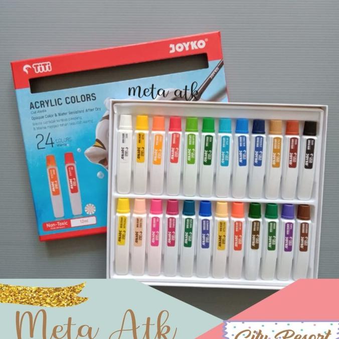 

Acrylic Color / Cat Akrilik Titi Ac-12Ml-24 / 24 Color / Warna