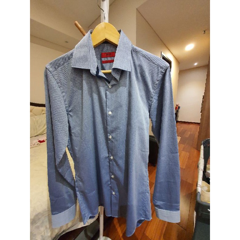 HUGO BOSS Men's Formal Shirt/Hugo Boss Original 100% Asli/Kemeja Formal Pria