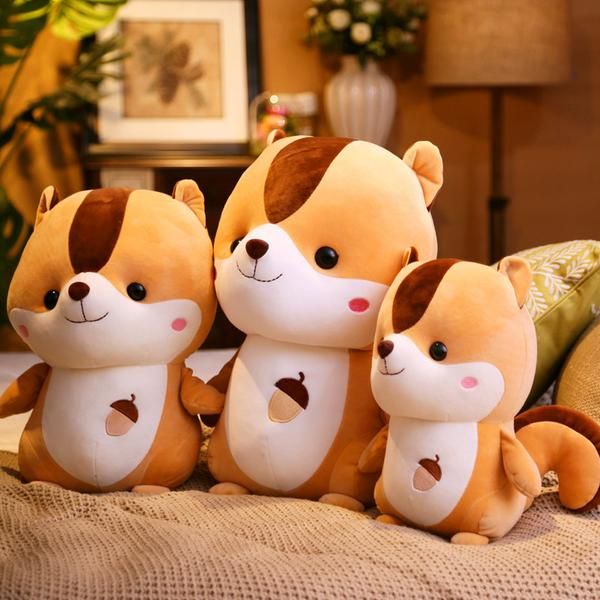 Terbaru!! Boneka Tupai lucu bahan halus dan lembut