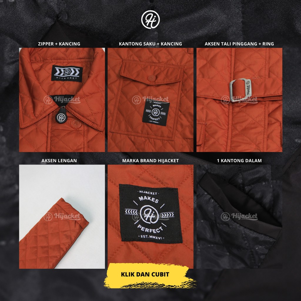 Hijacket Agnezia Series Origilal Jaket Hijabers Bahan Premium Fleece yang 