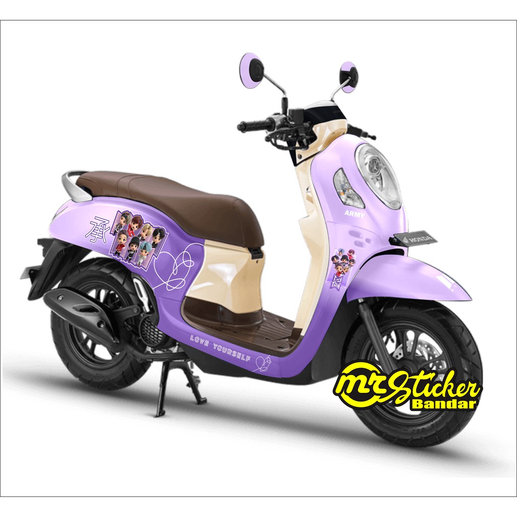 Decal Scoopy full body Dekal Sticker New Fi Baru 2021 PRESTIGE bts 2021