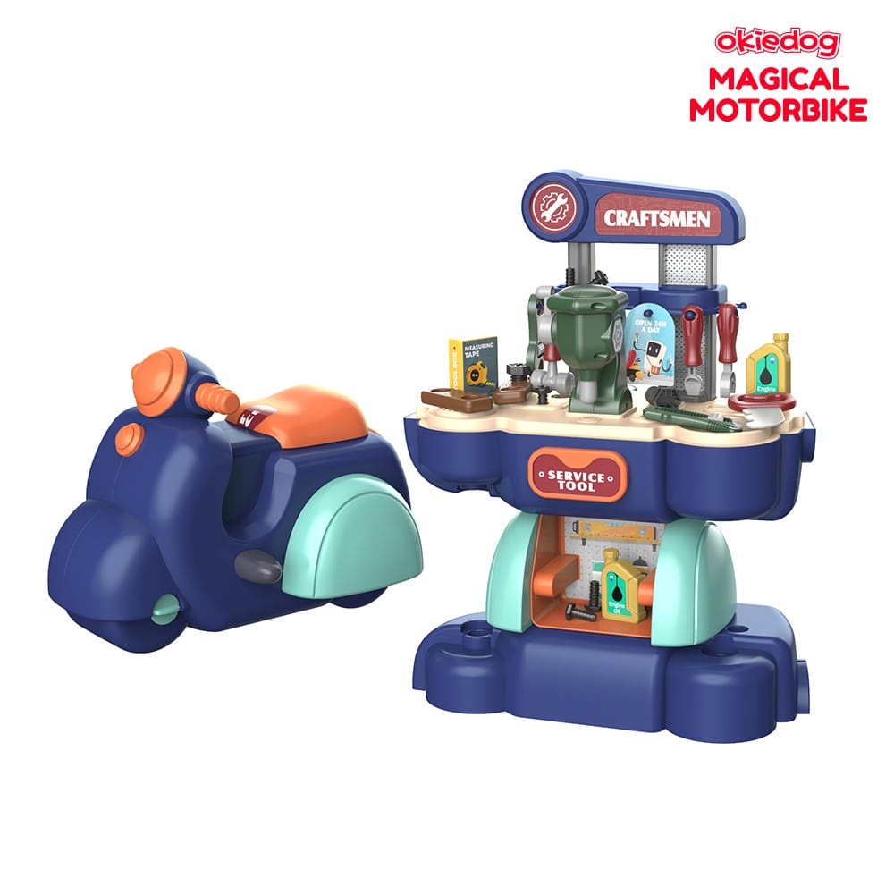 Okiedog Magical Motorbike- Mainan Rumahan Anak ( CJ2224562/64/65/68)