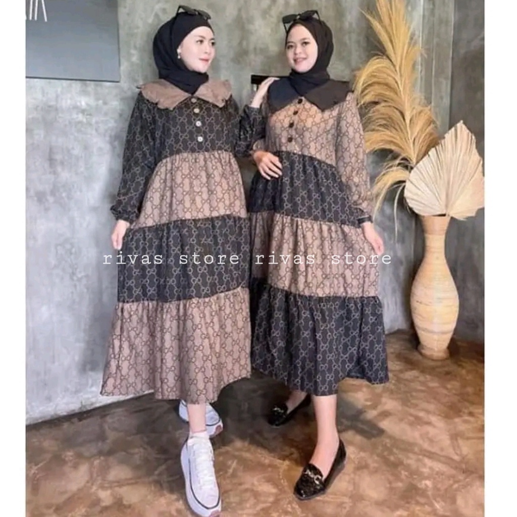 GAMIS MIDI DRES KEKINIAN / GAMIS MIDI DRES RAYON PREMIUM / HOME DRES DAILY DRES PREMIUM / GAMIS RAYON PREMIUM