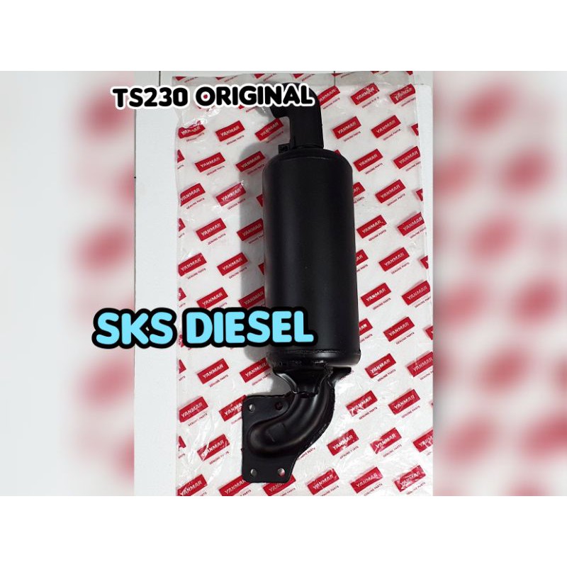 TS230 Silencer Muffler Knalpot Mesin Diesel Yanmar TS-230 TS 230 Original