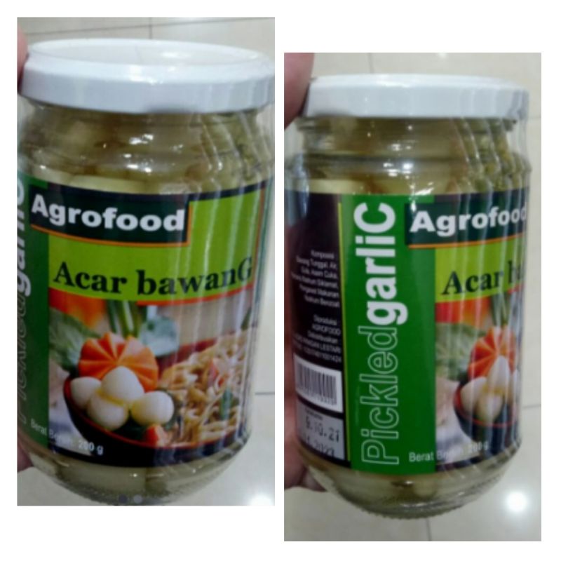 

Agrofood Acar Bawang Putih 200gr