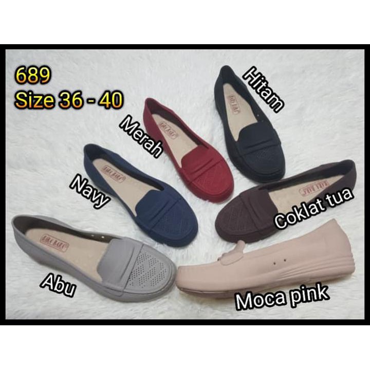 EKSKLUSIF JELLY SHOES BARA BARA SEPATU WANITA FLAT SHOES BARABARA 689