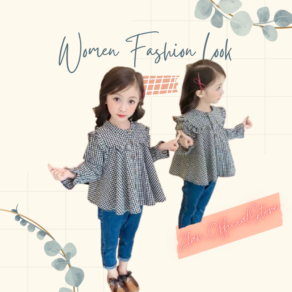 Baju Atasan Jeny Kids Bahan Katun Flanel Anak 1 - 12 Tahun Baju Anak Berkualitas / Baju Atasan Anak / Baju Anak / Atasan Anak Lucu