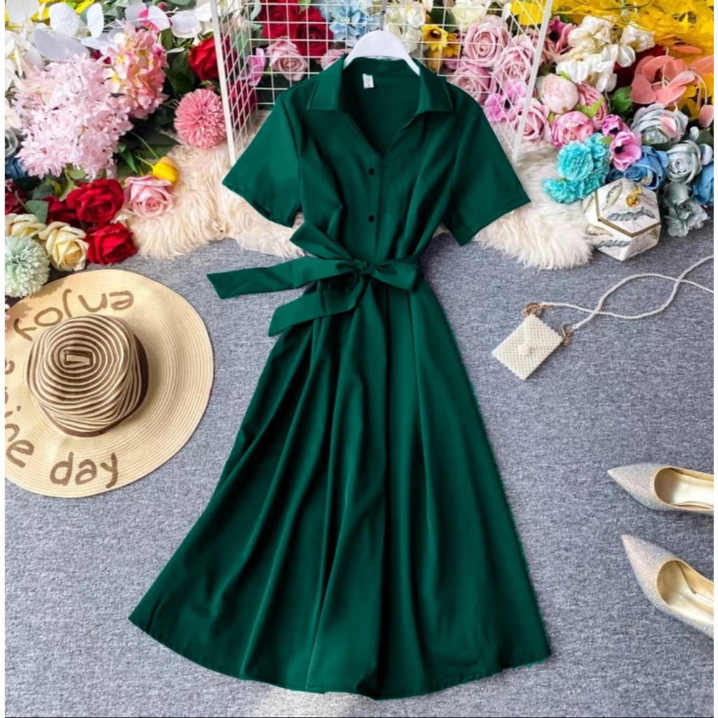 [MCFK] Dress Lolita / Dress Wanita / Dress Panjang Korea / Dres / Dress Wanita Casual Dres / Longdress / Pakaian Wanita