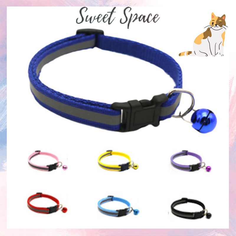 KALUNG TALI HEWAN LEHER COLLAR LONCENG KUCING DAN DOGGY ADJUSTABLE MURAH [SWEETSPACE]