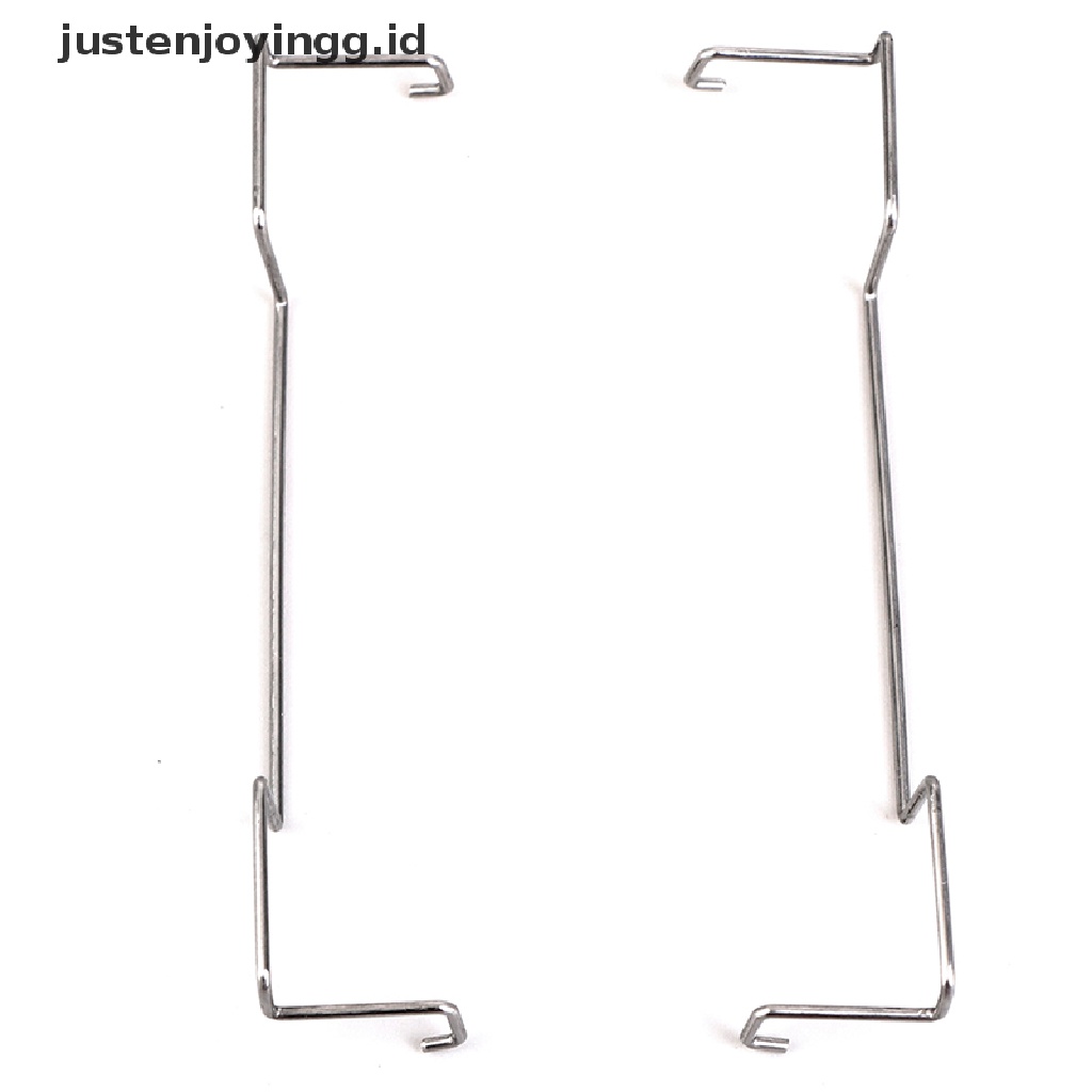 1 Pasang Klip Pengencang Kipas Pendingin CPU Komputer 12CM Bahan Logam Baja