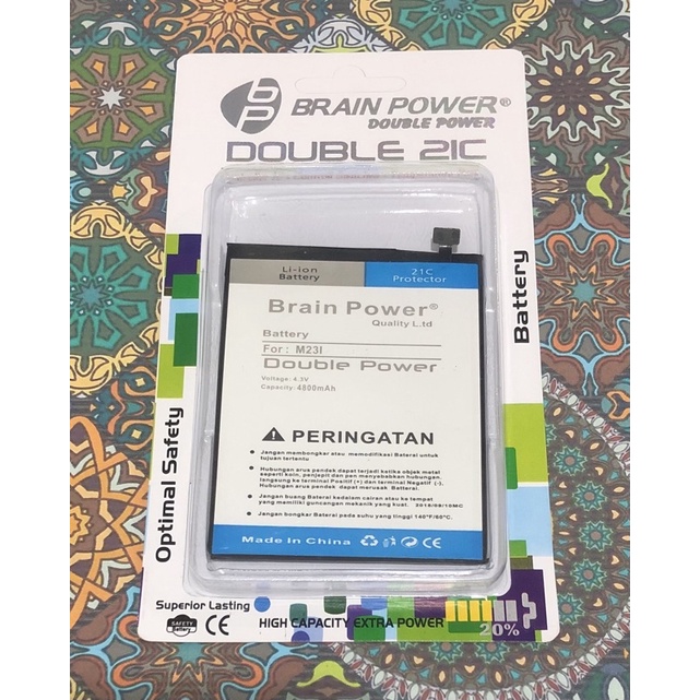 Battery batre Himax M23i Soket Brain power