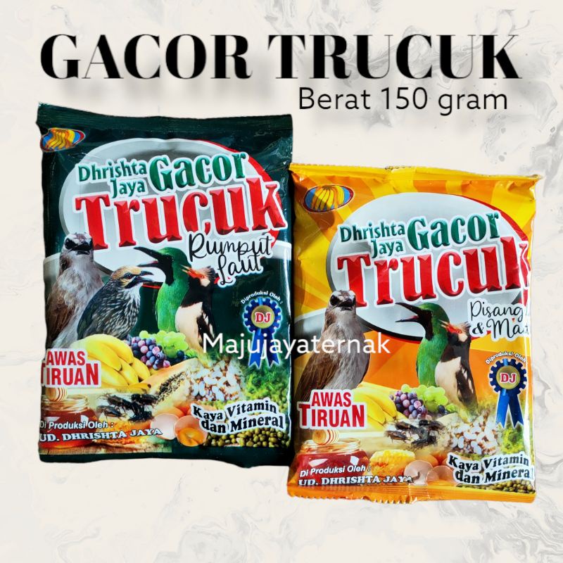 VOER GACOR TRUCUK pur cerucuk rasa pisang