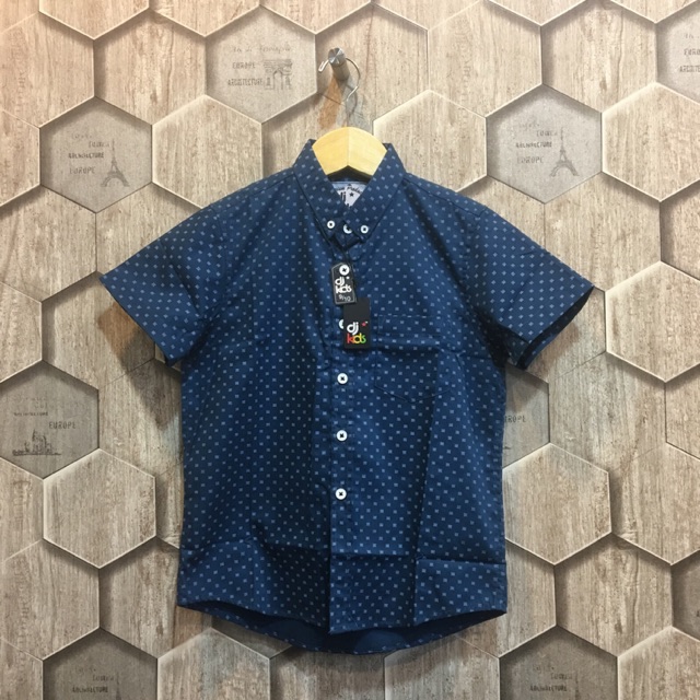 Kemeja Anak Lengan Pendek Dj Kids size 5/6 0104