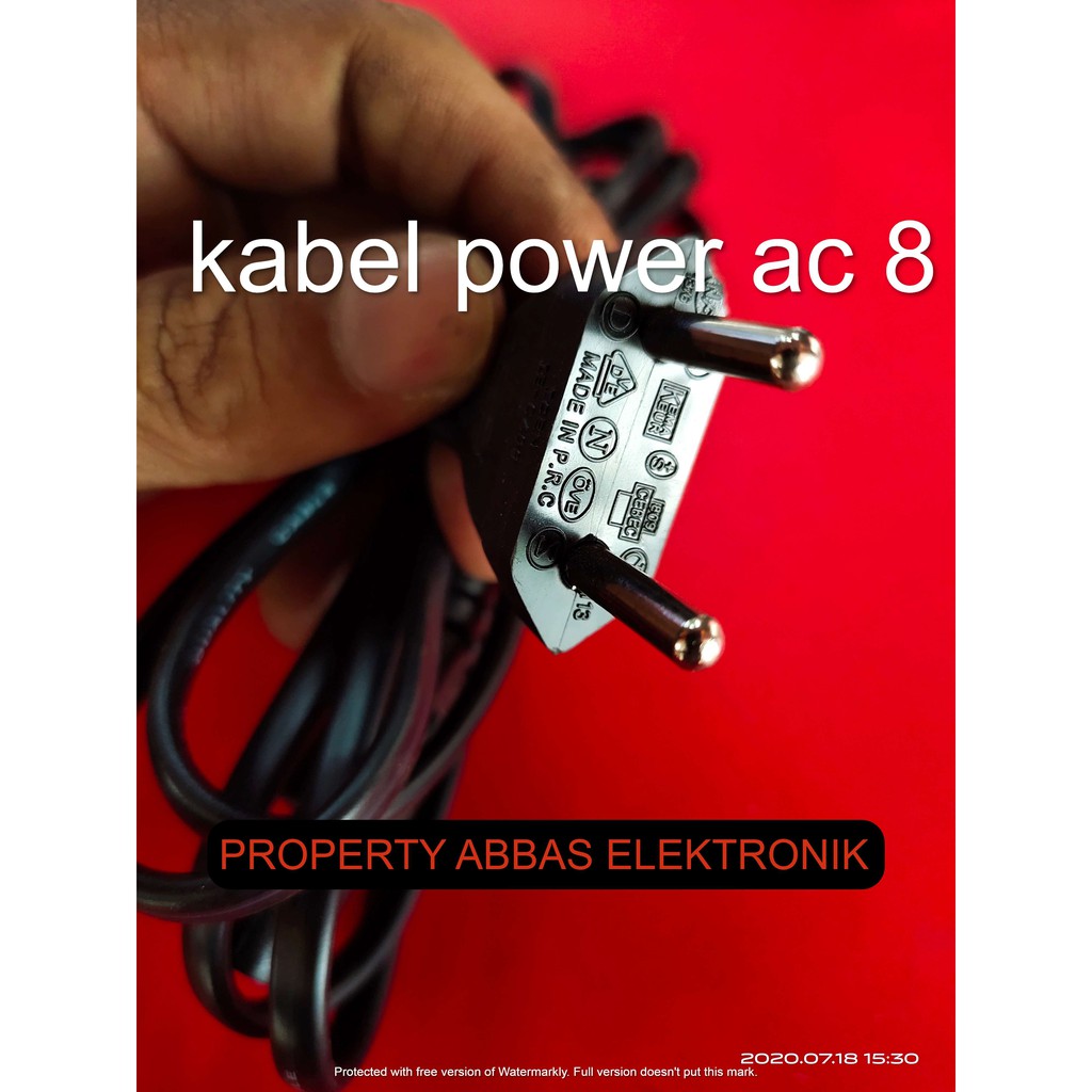 kabel power ac cord 8 compo tv samsung lg