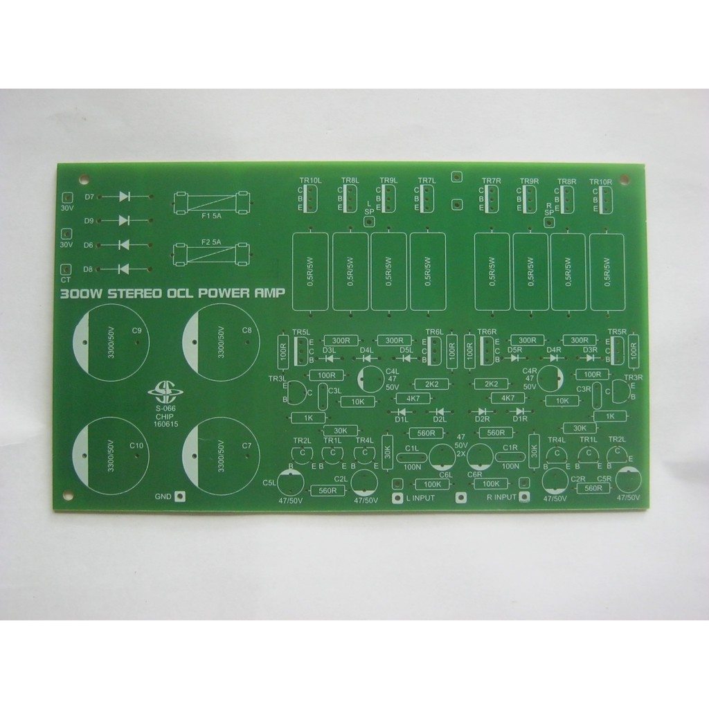 PCB 300 Watt Stereo OCL Power Amp S066 Saturn