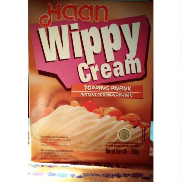 

Whip cream