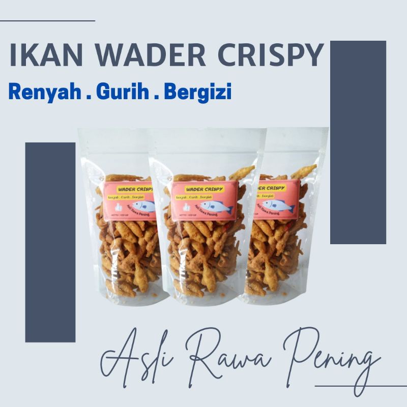 

WADER CRISPY / KERIPIK WADER / IKAN WADER