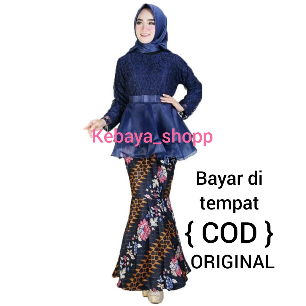 KEBAYA BRUKAT KOMBINASI ORGANZA FULL FURING ROK DUYUNG/KEBAYA NABILA/KEBAYA NAURA/KEBAYA WISUDA