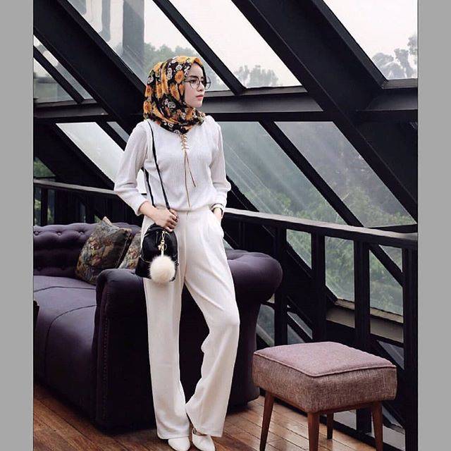 CELANA KULOT BIG SIZE / SMALL PUTIH HITAM ( 22 WARNA) HW