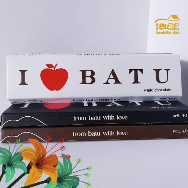 

Cokelat I ❤ Batu White 40gr