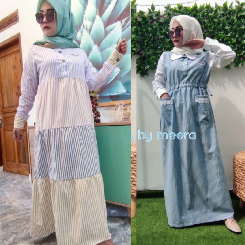Gamis anna dan bella Prod meera ori