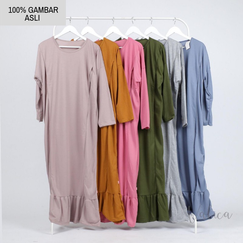 (COD) Daily Things Gamis Jumbo BUSUI 6 Colors Fany Fit XXL LD 130cm